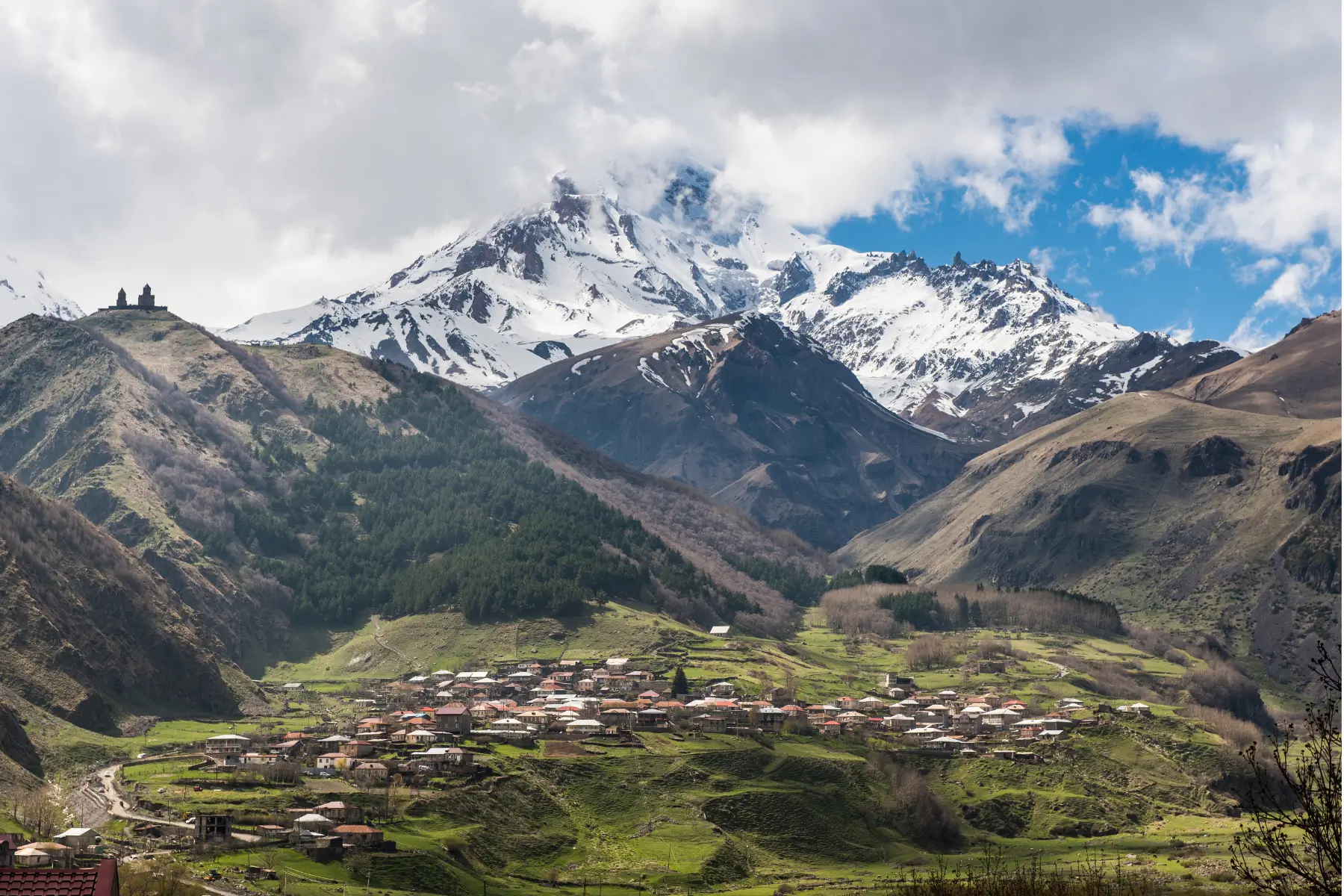 Kazbegi Town from above
