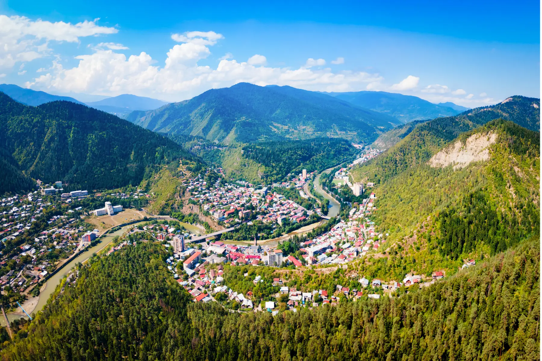 Kazbegi Town from above
